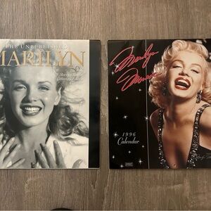 Vintage Marilyn Monroe Calendars Set: 1995, 1996